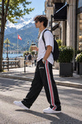 Men’s Premium Baggy Fit Black Track Pants