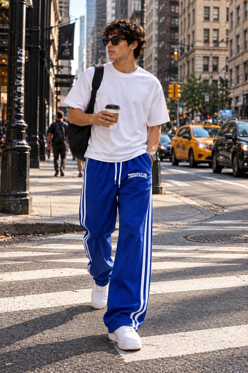 Premium Heavyweight Cotton Baggy Fit Streetwear Trackpants